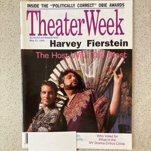 Harvey Fierstein Jason Workman The Haunted Host Theater Week Magazine May 1991